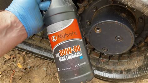 mini excavator final drive oil